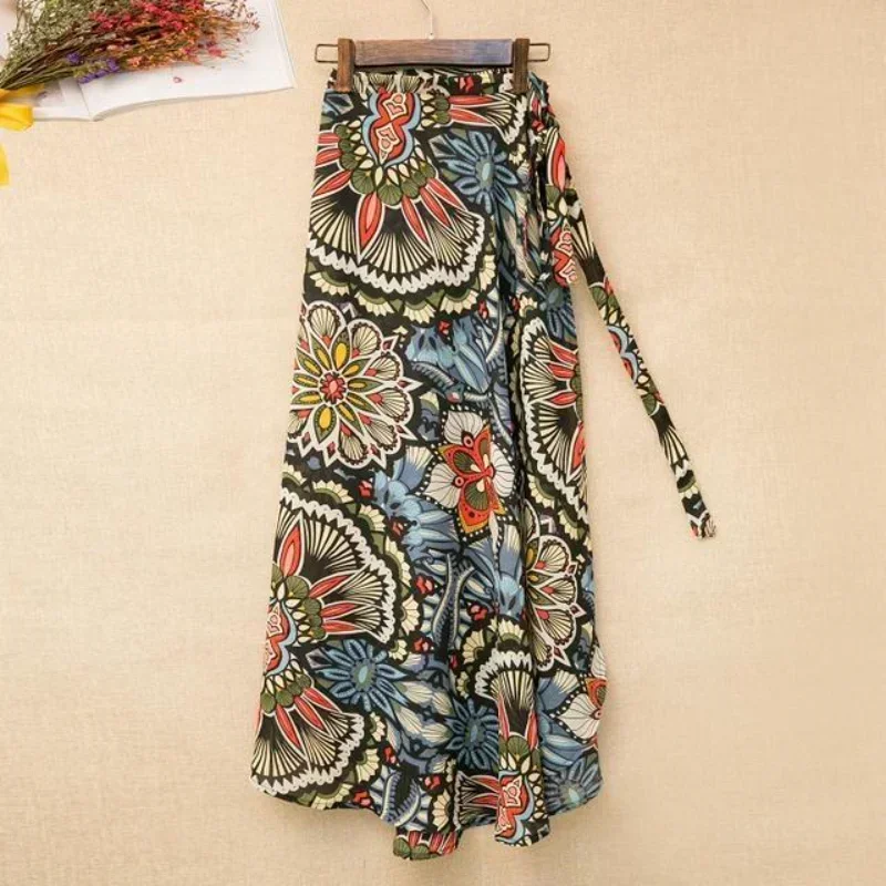 Sarong Pareo Wrap - Phụ Nữ In Hoa Chân Váy
