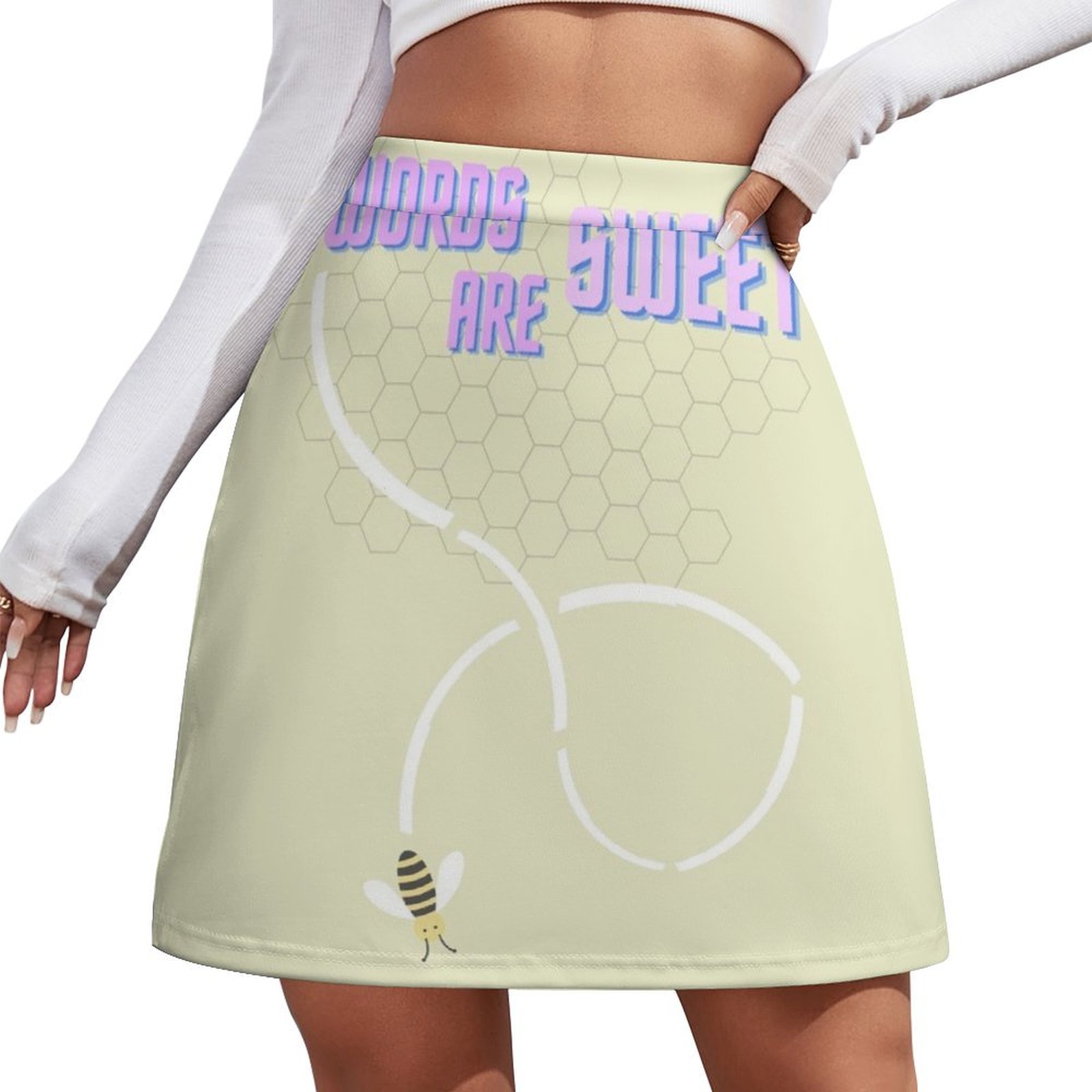 Summer Clothing Words - Words are SWEET Mini Skirt mini