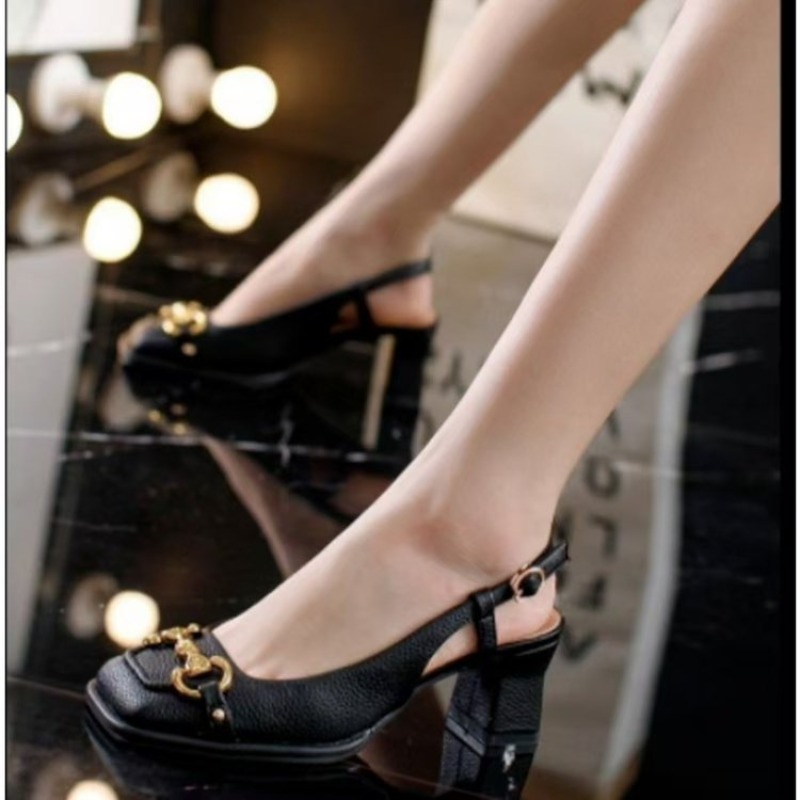 Summer Closet - Women Mid-heel 5.5CM new Summer French