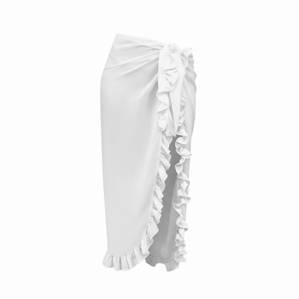 Wrap Scarf Ruffle Design Saron - đánh giá và giá Sarong Pareo Wrap