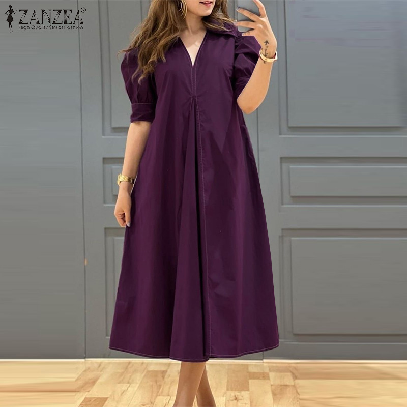 ZANZEA Plus Size 5XL Womens Ca - đánh giá và giá Summer Clothing For Older Women