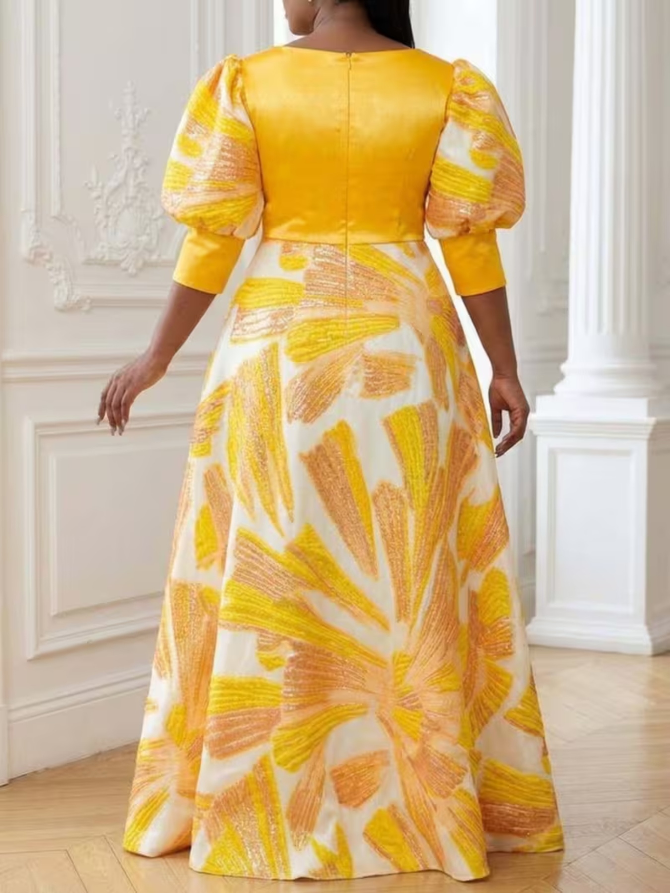 Plus Size Women Printed Satin  - đánh giá và giá Summer Clothing For Older Women