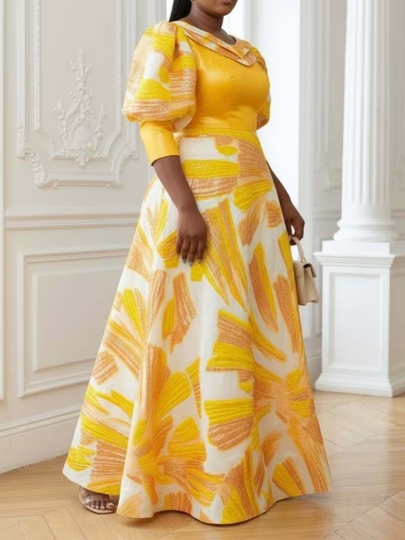 Plus Size Women Printed Satin  - đánh giá và giá Summer Clothing For Older Women