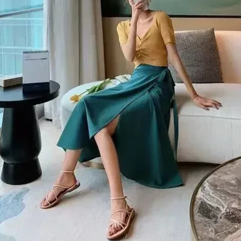 Phụ Nữ In Hoa Chân Váy Voan Đi - đánh giá và giá Sarong Pareo Wrap