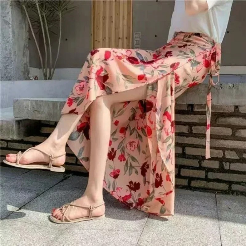 Phụ Nữ In Hoa Chân Váy Voan Đi - đánh giá và giá Sarong Pareo Wrap