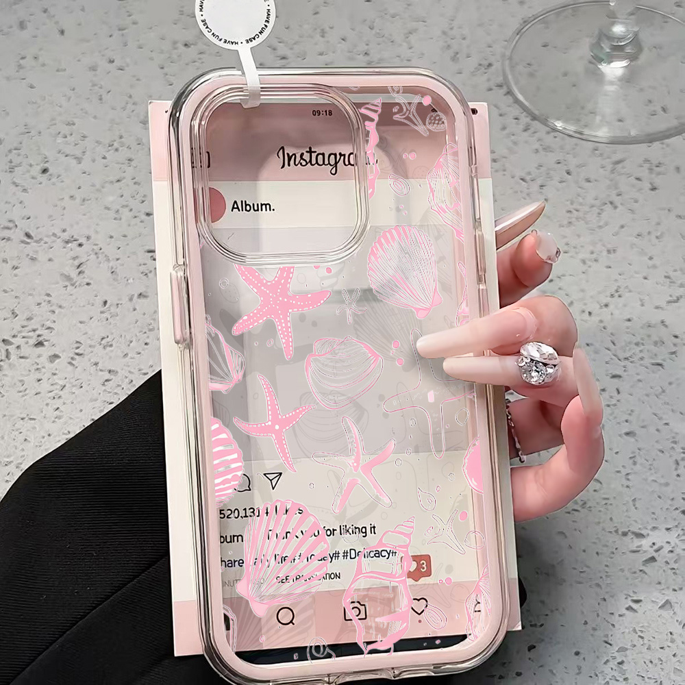 Summer Pink Seashell Clear Pho - đánh giá và giá Summer Closet