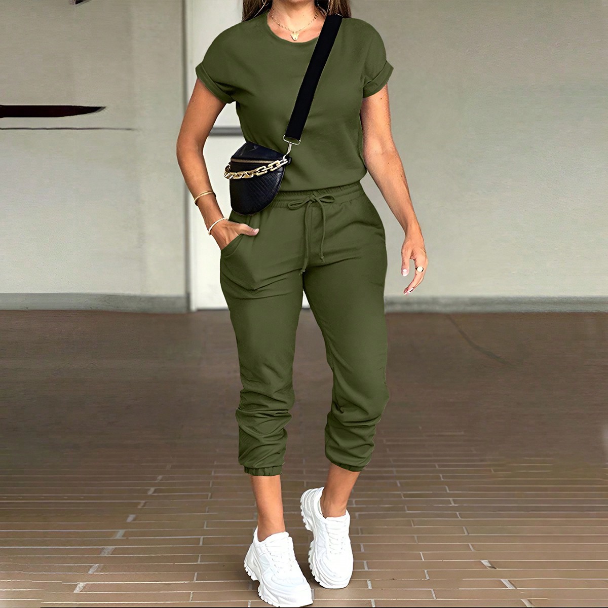 Pant Set Women Two Piece Sets  - đánh giá và giá Summer Clothing Work