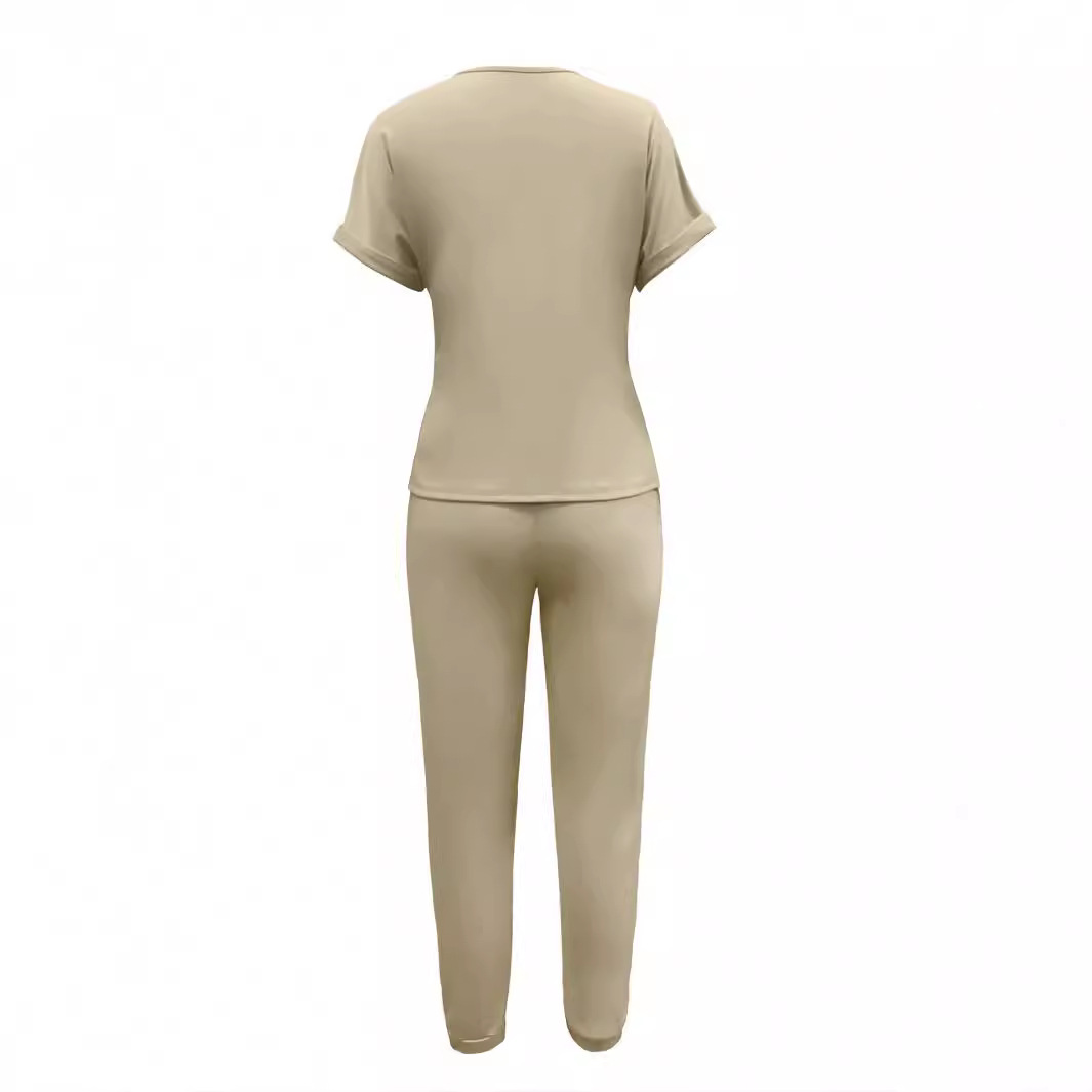 Pant Set Women Two Piece Sets  - đánh giá và giá Summer Clothing Work