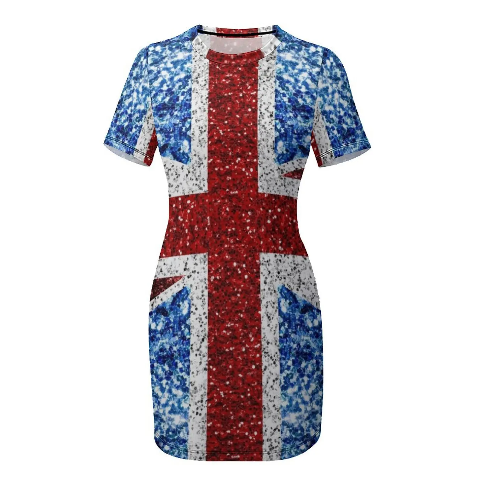 Customization UK flag red blue - đánh giá và giá Womens Summer Clothing Uk