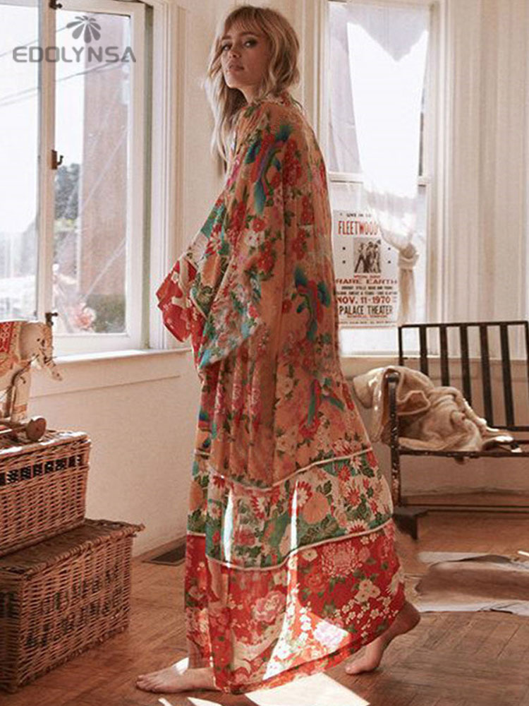 2023 Bohemian In Hoa Trước Mở  - đánh giá và giá Sarong Pareo Wrap