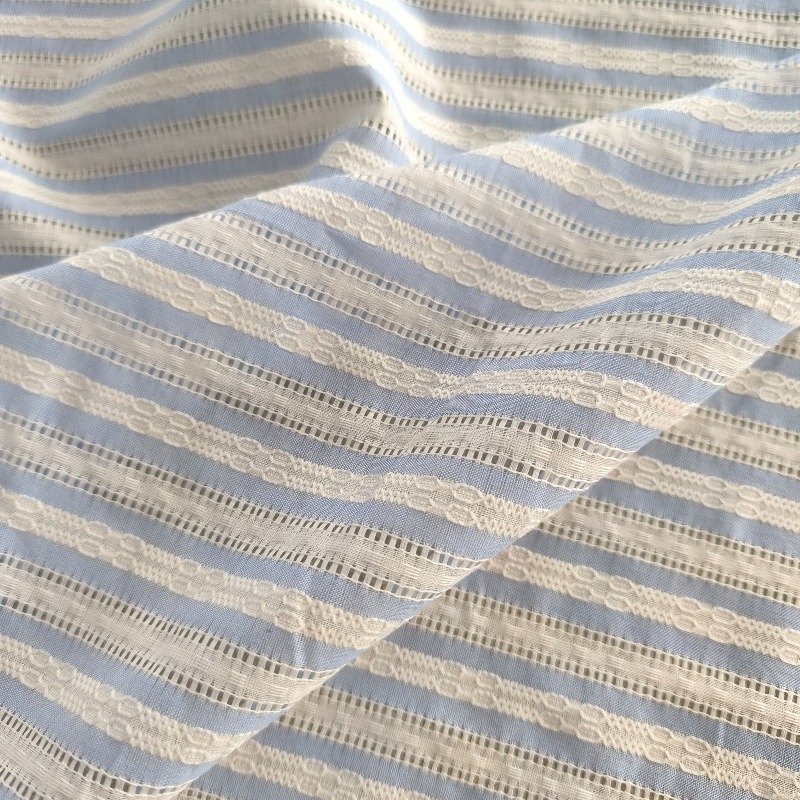 Korean Style Striped Openwork  - đánh giá và giá Summer Clothing Material