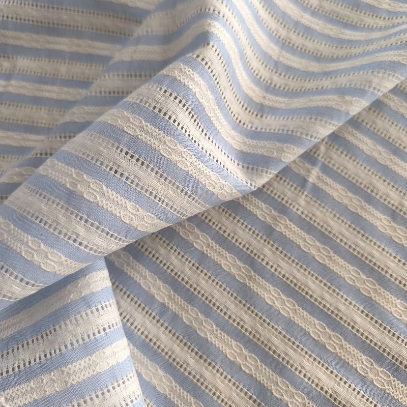 Korean Style Striped Openwork  - đánh giá và giá Summer Clothing Material