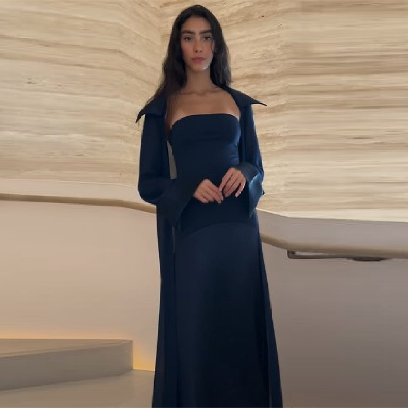 Retro Elegant Gown Modest Sati - đánh giá và giá Summer Clothing For Older Women