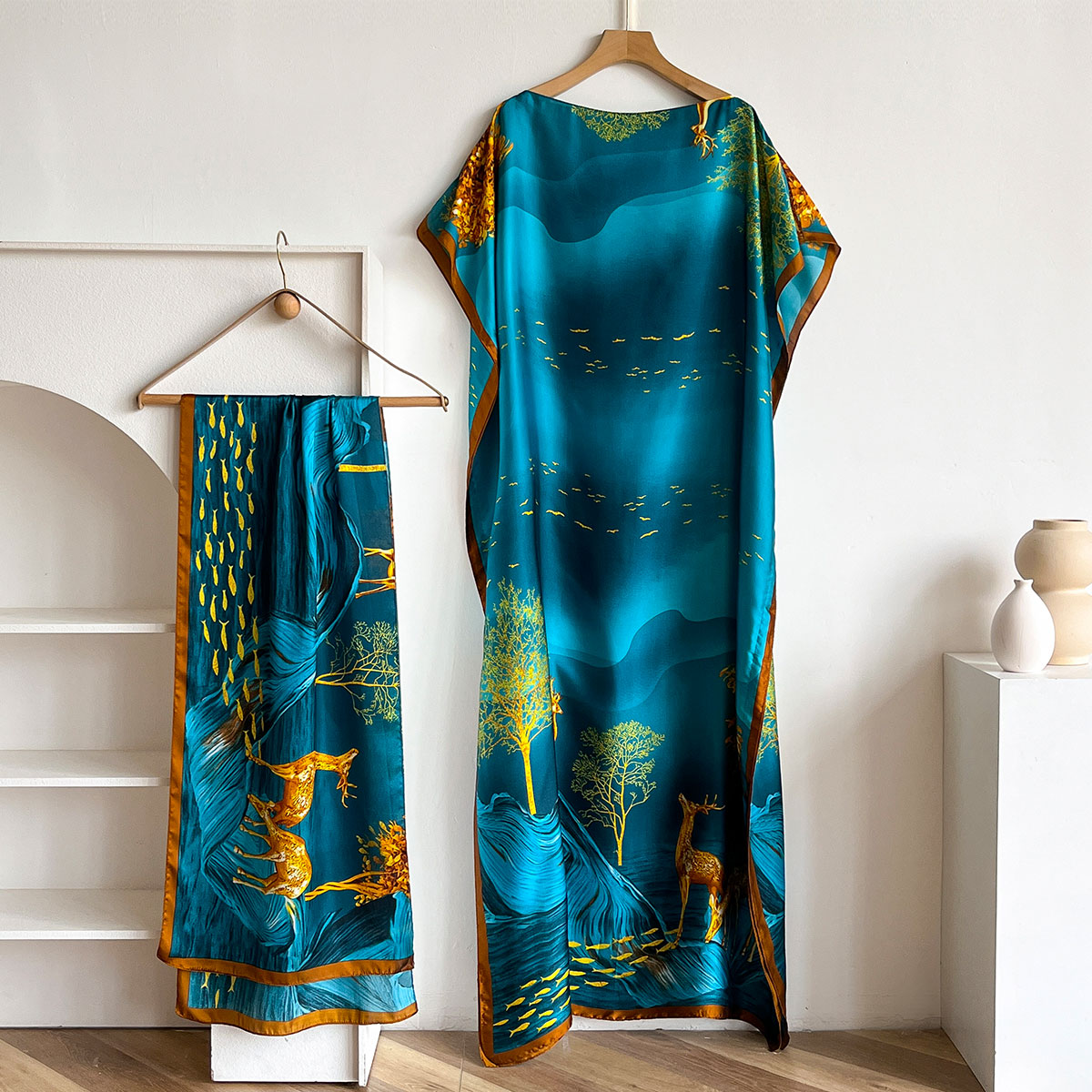 Women's Long Shawl Dubai Fashi - đánh giá và giá Summer Clothing For Older Women