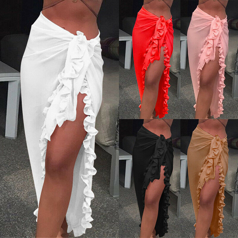 Sexy Sheer Thể Làm Đi Biển Đồ  - đánh giá và giá Sarong Pareo Wrap