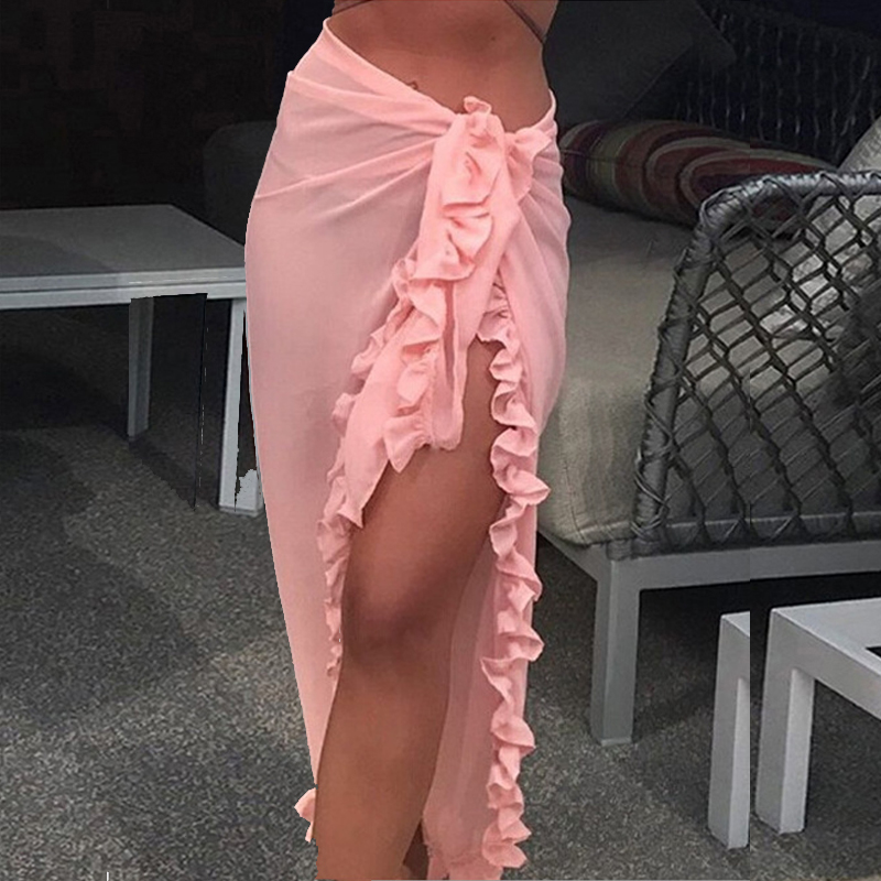 Sexy Sheer Thể Làm Đi Biển Đồ  - đánh giá và giá Sarong Pareo Wrap